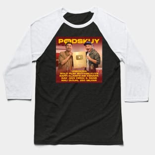 PODSKUY UNBOXING GOLD PLAY BUTTON Baseball T-Shirt